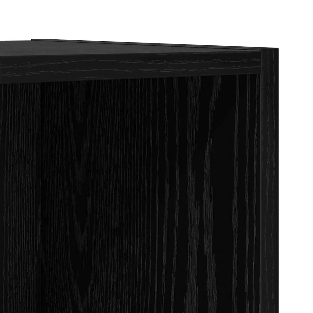 TV staliukas TV spintelių komplektas 37 x 37 x 107 cm Juodas ąžuolas