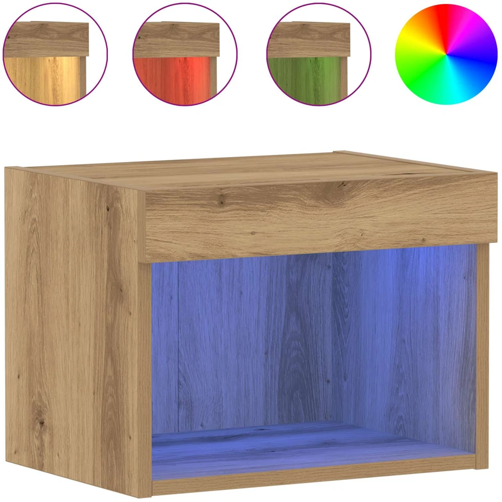 TV staliukas TV spintelių komplektas 40 x 30 x 30 cm Amatininkų ąžuolas