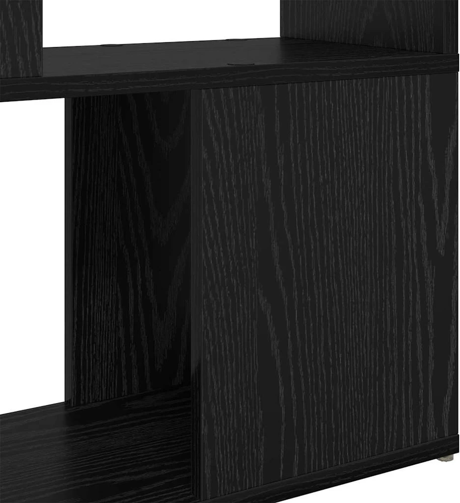 TV spintelių komplektas 60 x 24 x 125,5 cm Juoda