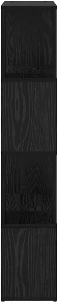 TV spintelių komplektas 60 x 24 x 125,5 cm Juoda