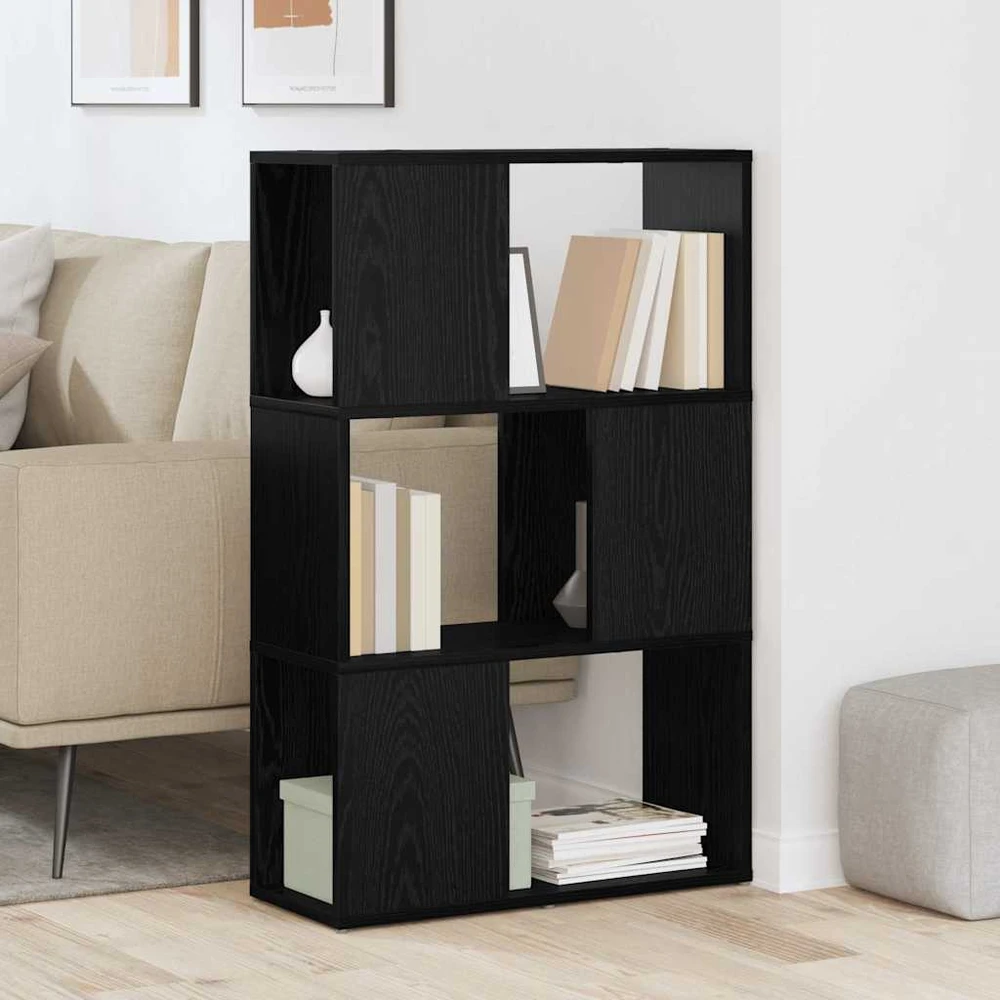 TV staliukas TV spintelių komplektas 60 x 24 x 94,5 cm Juoda
