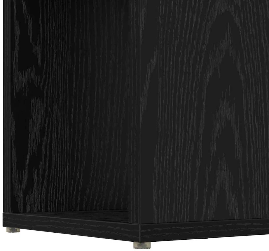 TV staliukas TV spintelių komplektas 60 x 24 x 94,5 cm Juoda
