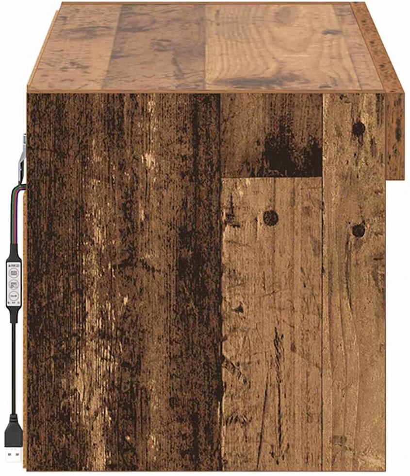 TV staliukas TV spintelių komplektas 60 x 30 x 30 cm Senovinis medis
