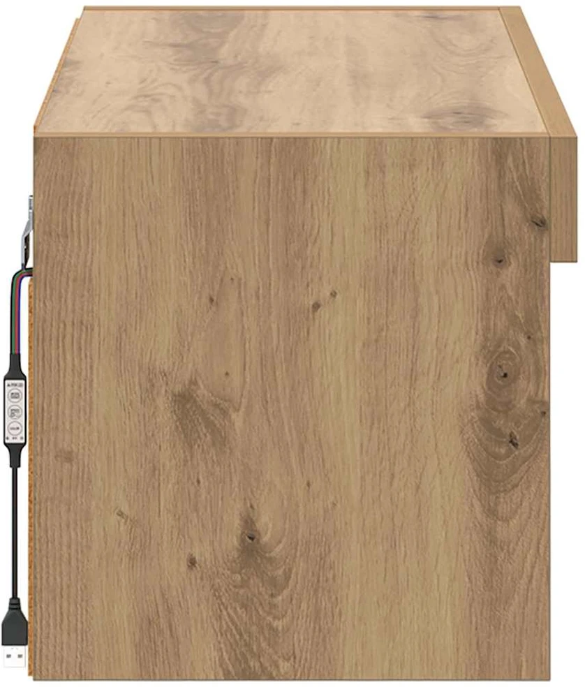 TV staliukas TV spintelių komplektas 60 x 30 x 30 cm Amatininkų ąžuolas