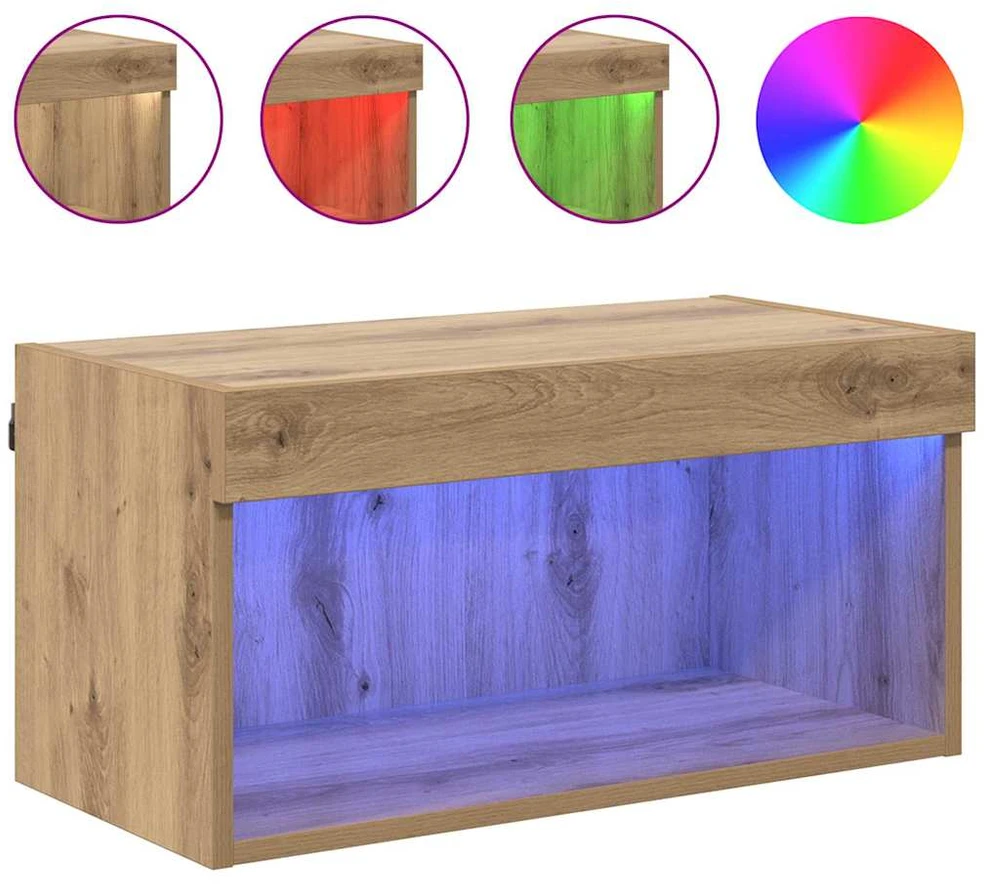 TV staliukas TV spintelių komplektas 60 x 30 x 30 cm Amatininkų ąžuolas