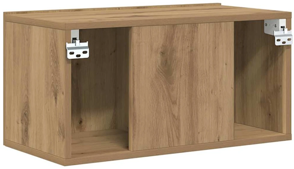 TV staliukas TV spintelių komplektas 60 x 30 x 30 cm Ruda Apdirbta mediena
