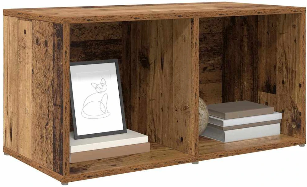 TV staliukas TV spintelių komplektas 72 x 35 x 37 cm Ruda Apdirbta mediena