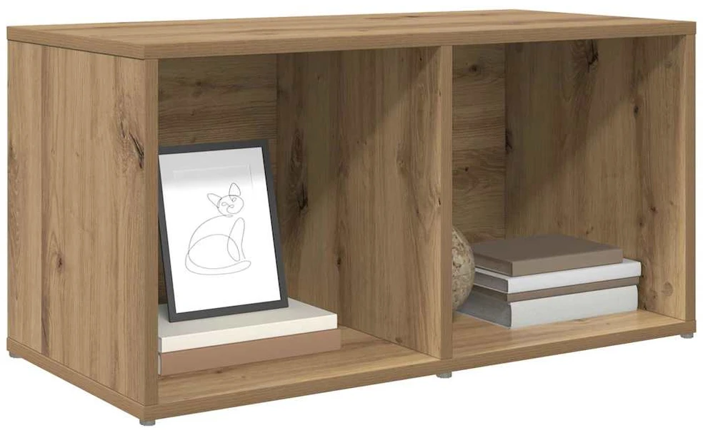 TV staliukas TV spintelių komplektas 72 x 35 x 37 cm Ruda Apdirbta mediena