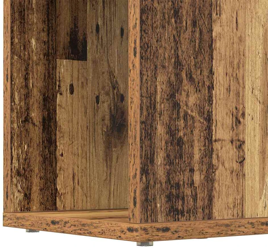 TV staliukas TV spintelių komplektas 80 x 24 x 125 cm Ruda Apdirbta mediena