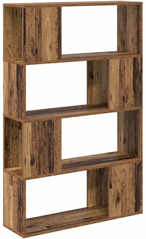TV staliukas TV spintelių komplektas 80 x 24 x 125 cm Ruda Apdirbta mediena