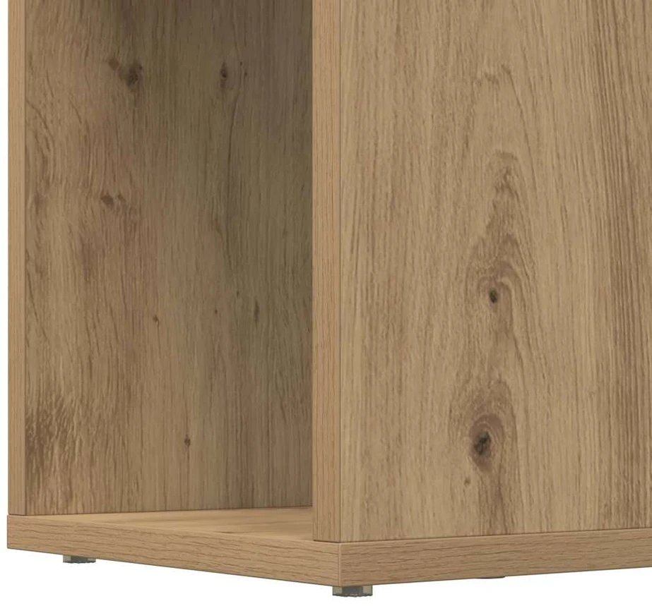 TV staliukas TV spintelių komplektas 80 x 24 x 125 cm Ruda Apdirbta mediena