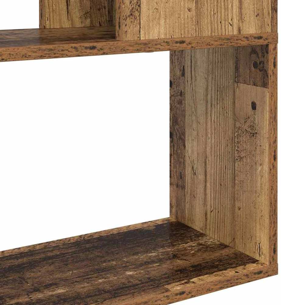TV staliukas TV spintelių komplektas 80 x 24 x 125 cm Ruda Apdirbta mediena