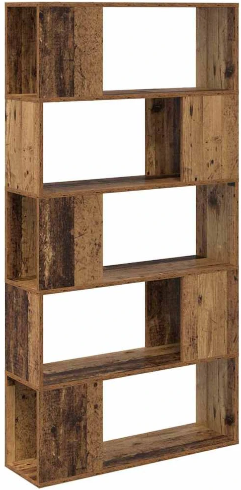 TV staliukas TV spintelių komplektas 80 x 24 x 156 cm Ruda Apdirbta mediena