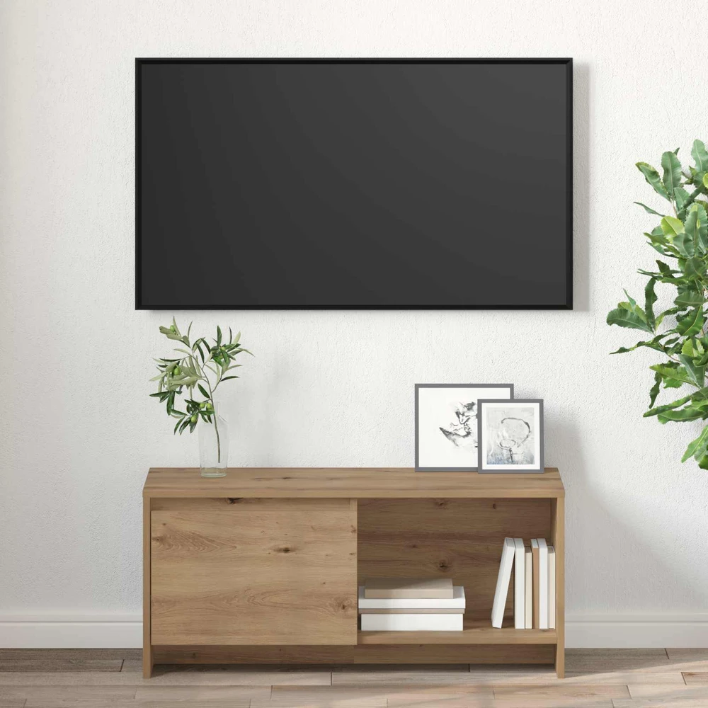 TV staliukas TV spintelių komplektas 90 x 35 x 40 cm Amatininkų ąžuolas