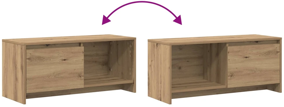 TV staliukas TV spintelių komplektas 90 x 35 x 40 cm Amatininkų ąžuolas