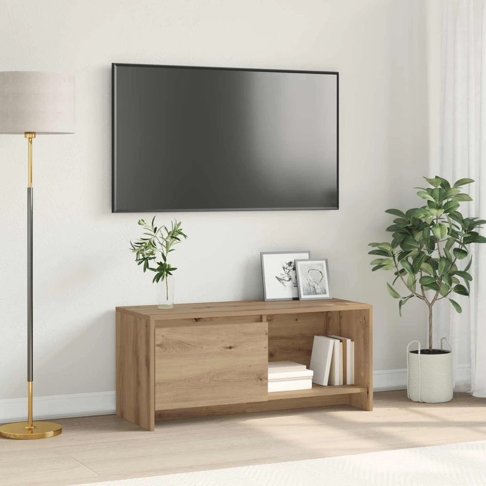 TV staliukas TV spintelių komplektas 90 x 35 x 40 cm Amatininkų ąžuolas