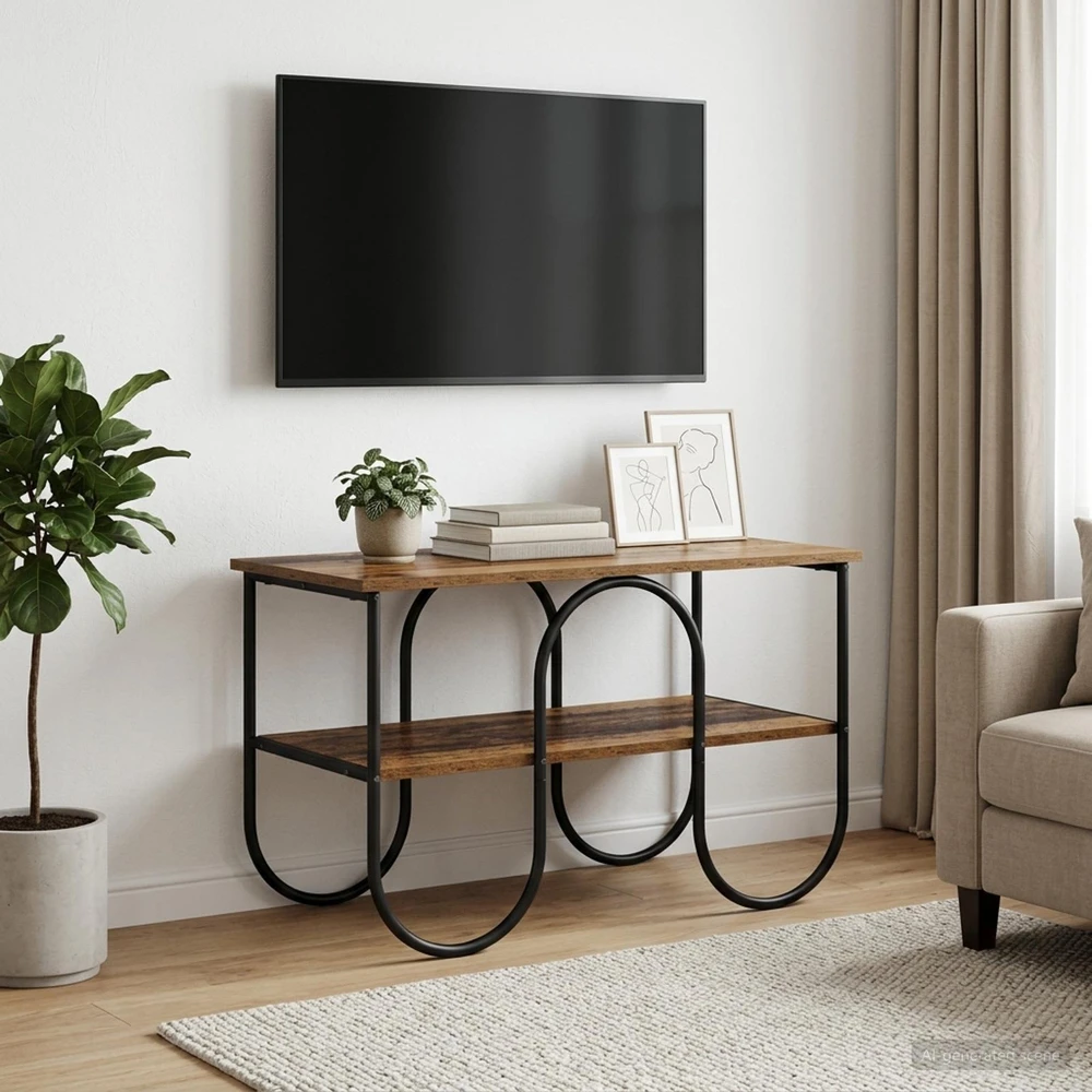 TV staliukas 80 x 40 x 50 cm Sendintos medienos