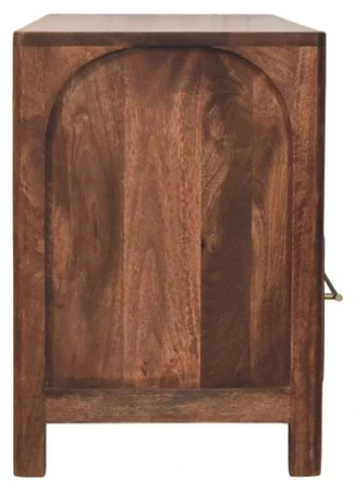 TV staliukas Artisan Furniture Arc-Line mango medienos TV spintelė