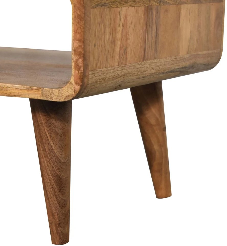 TV staliukas Artisan Furniture Ąžuolo atspalvio TV spintelė