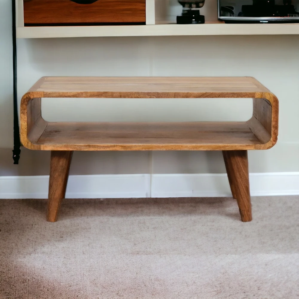 TV staliukas Artisan Furniture Ąžuolo atspalvio TV spintelė