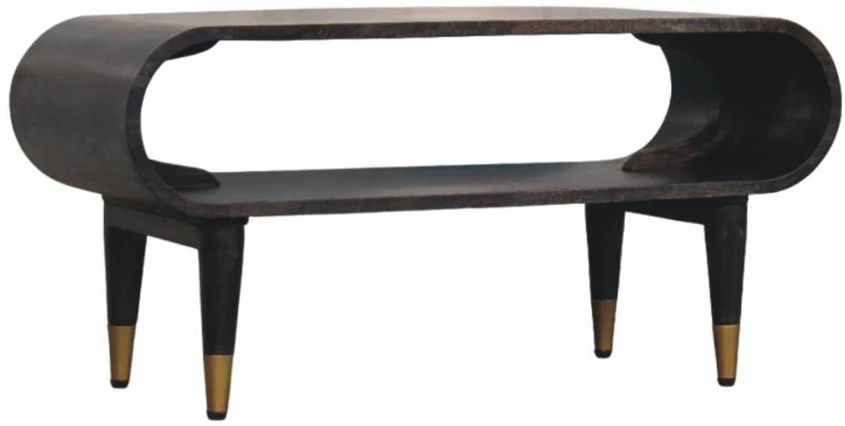 TV staliukas Artisan Furniture Lenkta TV spintelė