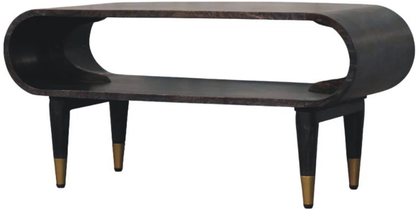 TV staliukas Artisan Furniture Lenkta TV spintelė