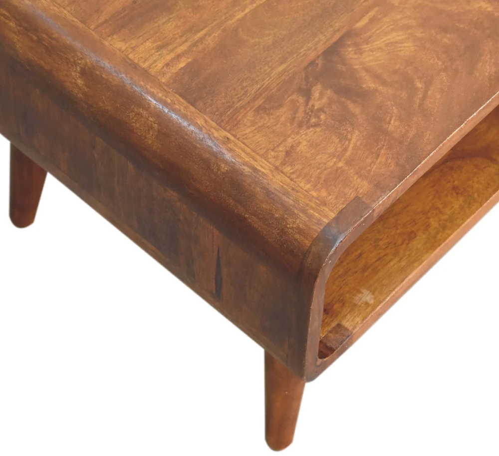 TV staliukas Artisan Furniture Riešutmedžio atspalvio TV spintelė, 65 cm