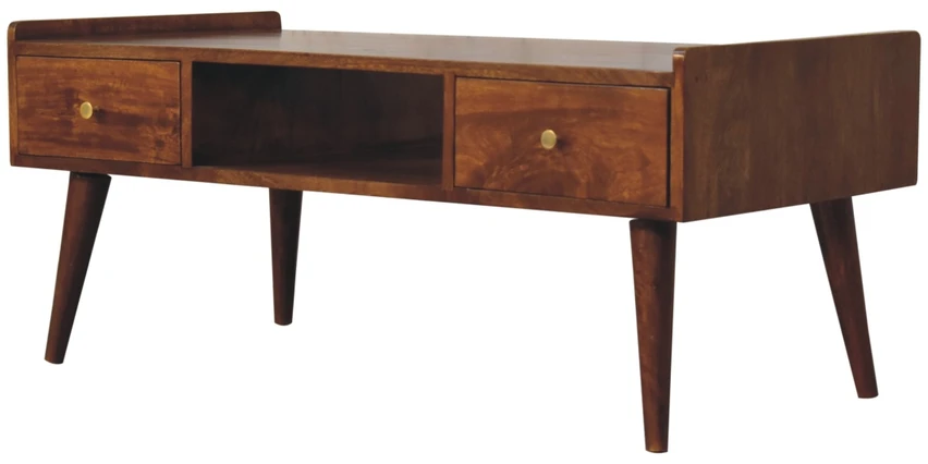 TV staliukas Artisan Furniture Riešutmedžio TV spintelė