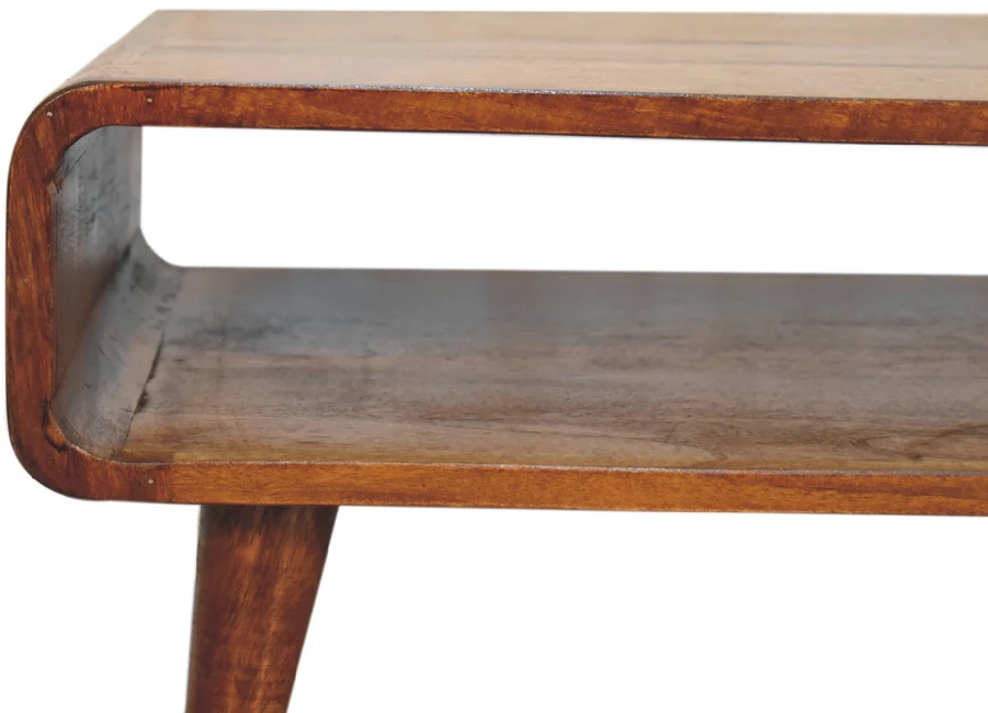 TV staliukas Artisan Furniture Riešutmedžio atspalvio TV spintelė, 65 cm