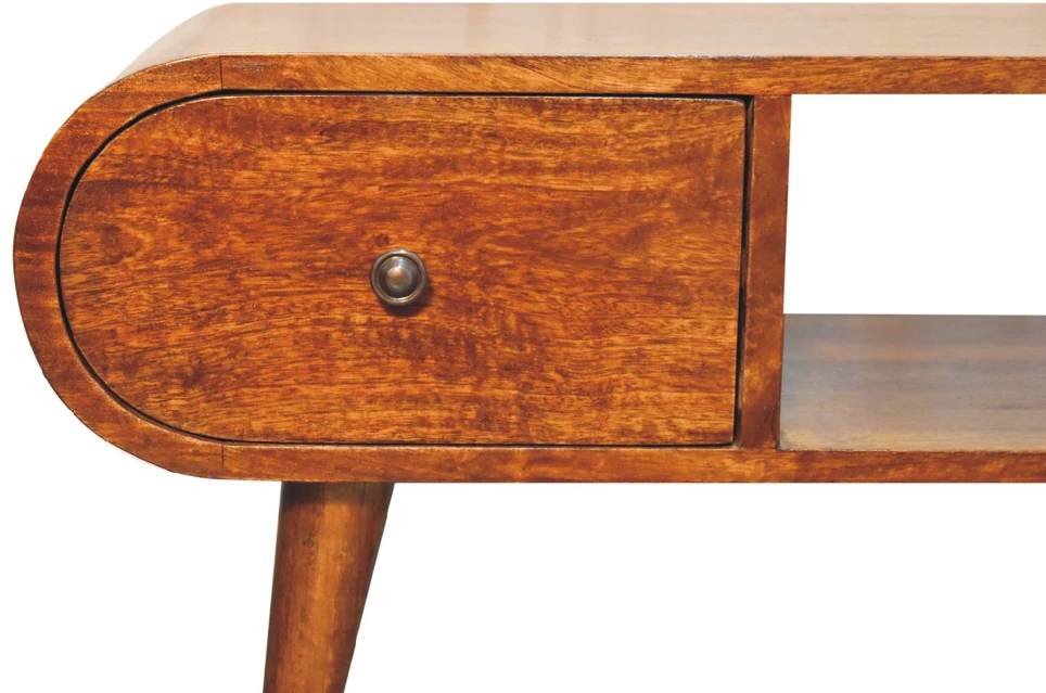 TV staliukas Artisan Furniture Riešutmedžio TV spintelė