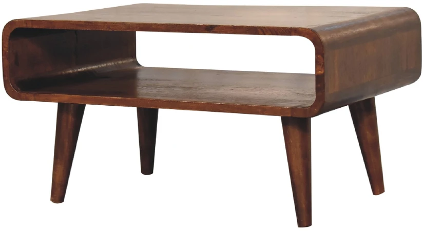 TV staliukas Artisan Furniture Riešutmedžio atspalvio TV spintelė, 65 cm
