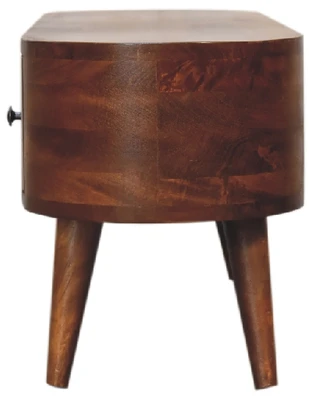 TV staliukas Artisan Furniture Riešutmedžio atspalvio TV spintelė, 100 cm