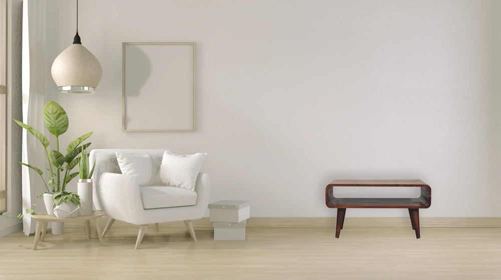 TV staliukas Artisan Furniture Riešutmedžio atspalvio TV spintelė, 65 cm