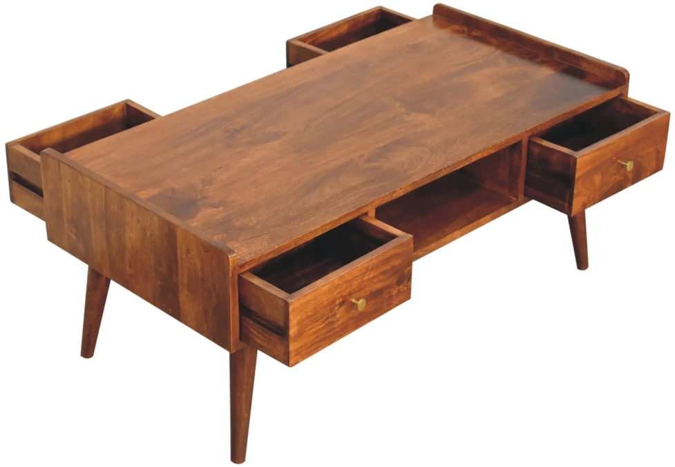 TV staliukas Artisan Furniture Riešutmedžio TV spintelė