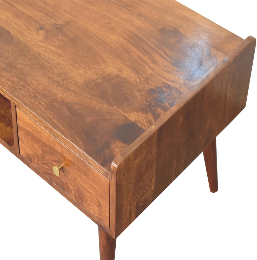 TV staliukas Artisan Furniture Riešutmedžio TV spintelė