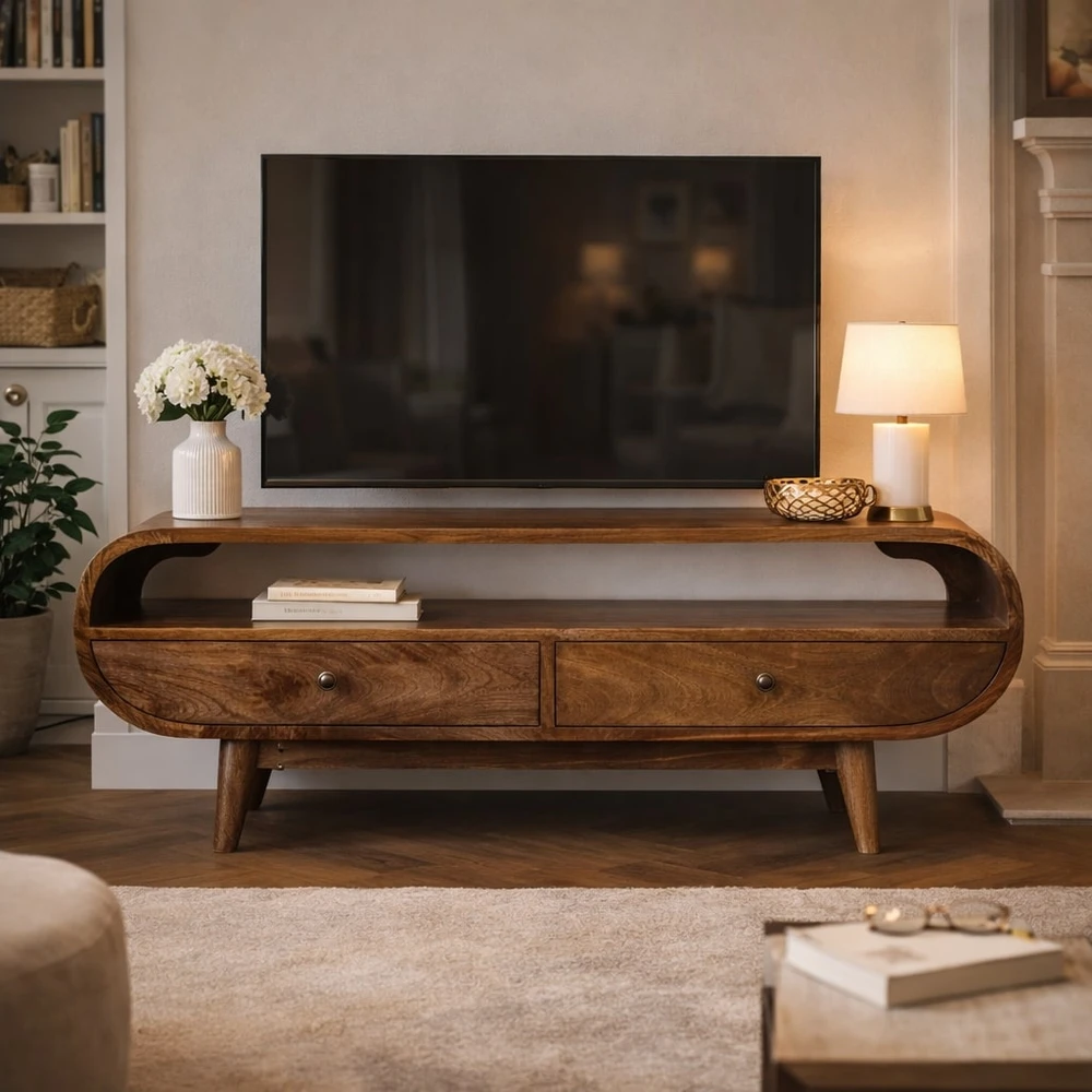 TV staliukas Artisan Furniture TV spintelė su 2 stalčiais