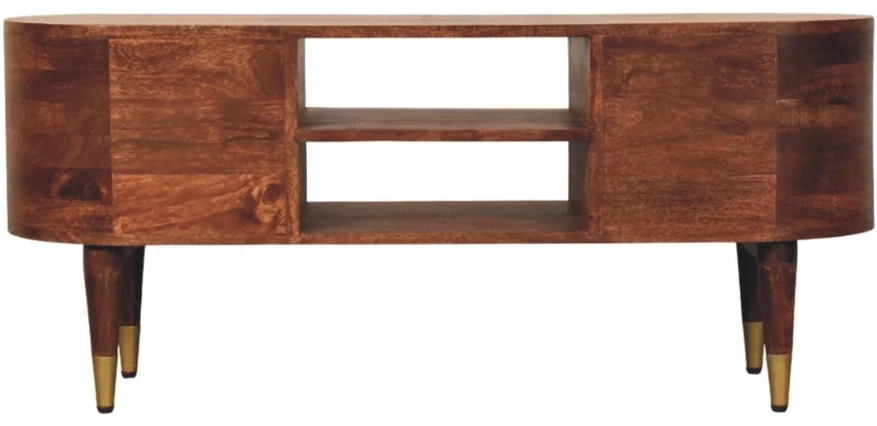 TV staliukas Artisan Furniture Valenza TV spintelė su 2 stalčiais