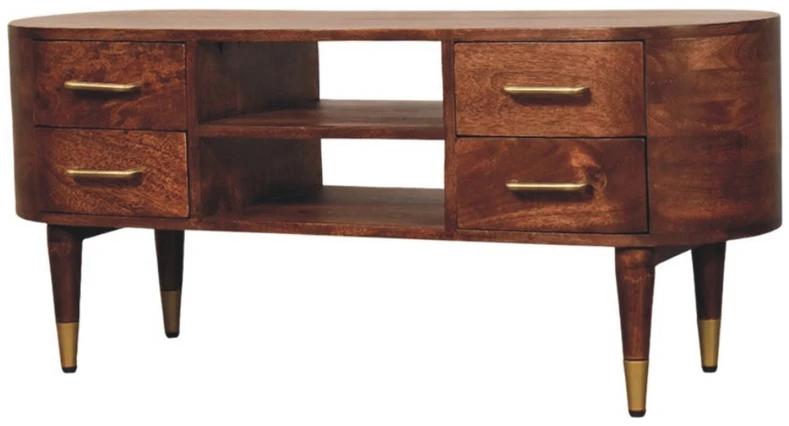 TV staliukas Artisan Furniture Valenza TV spintelė su 2 stalčiais
