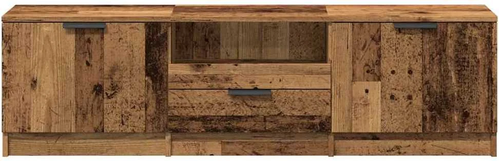 TV staliukas televizoriaus spintelė Old Wood 140x35x40 cm Engineered Wood