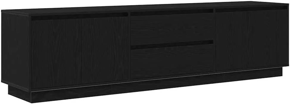 TV staliukas Televizoriaus spintelė su LED apšvietimu, 193,5x41x50 cm