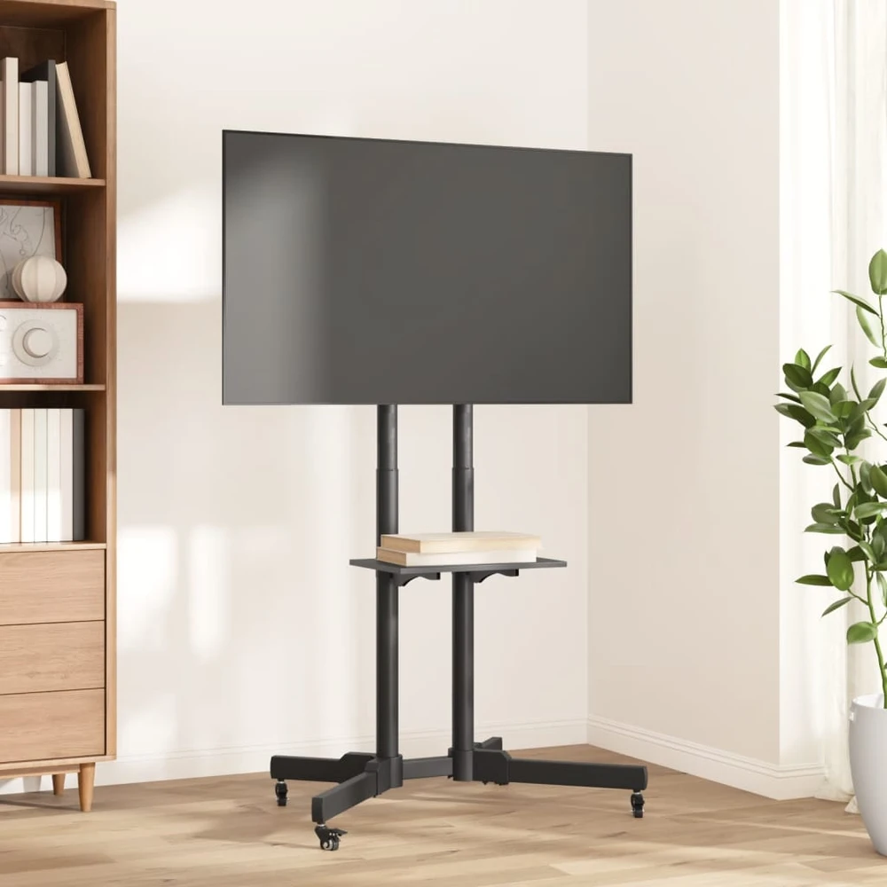 Laikiklis TV stovas ant ratukų 32-70 colių ekranui, 600x400 mm, 50kg