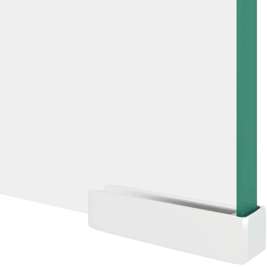 TV stovas/monitoriaus pakyla, skaidrus stiklas, 100x30x13 cm