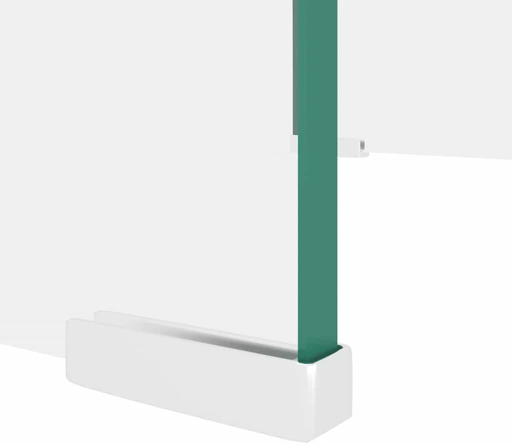 TV staliukas TV stovas/monitoriaus pakyla, skaidrus stiklas, 40x25x11 cm