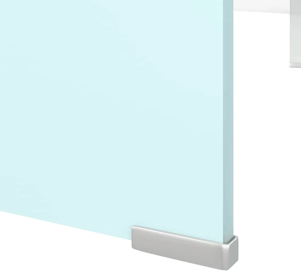 TV stovas/monitoriaus pakyla, žalias, 110x30x13cm, stiklas