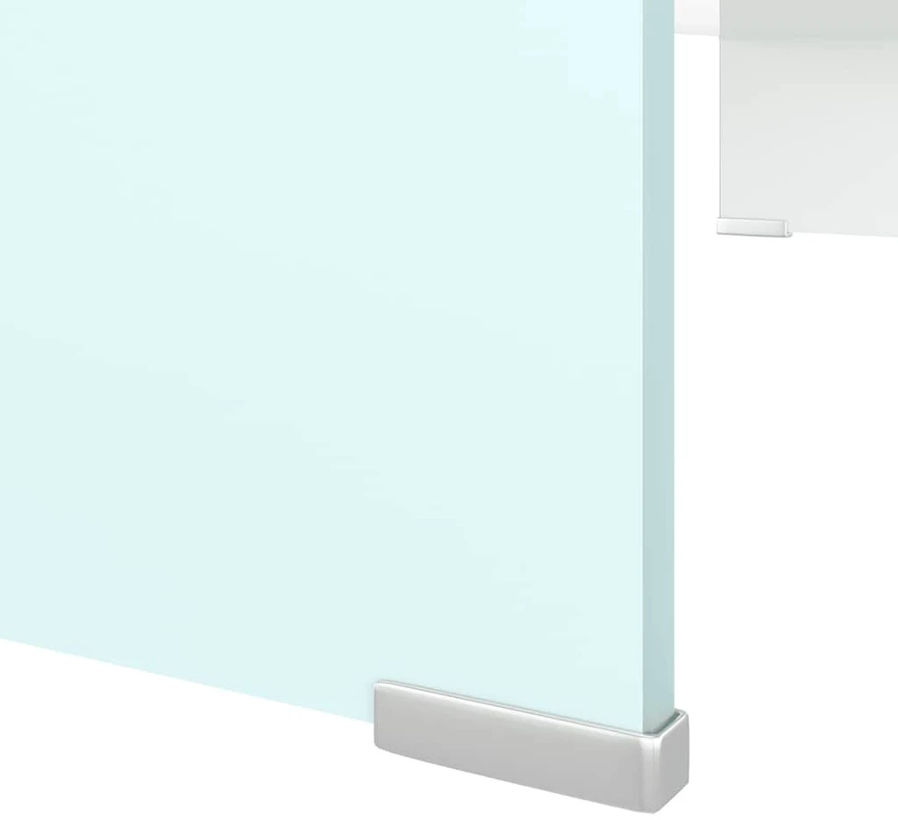 TV stovas/monitoriaus pakyla, žalias, 80x30x13cm, stiklas