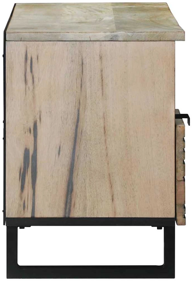 TV staliukas TV vienetai su stalčių Balta 100 x 33 x 46 cm Apdirbta mediena
