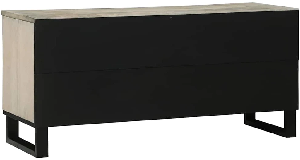 TV vienetai 100 x 33 x 46 cm Balta Apdirbta mediena