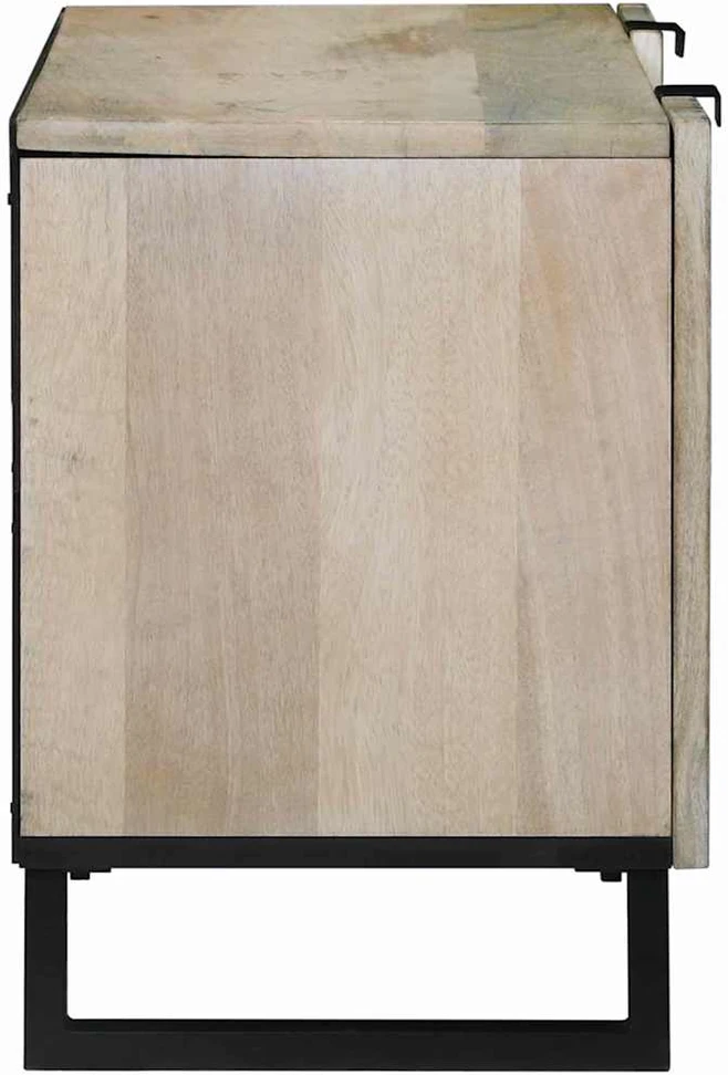 TV vienetai 105 x 33 x 46 cm Balta Apdirbta mediena