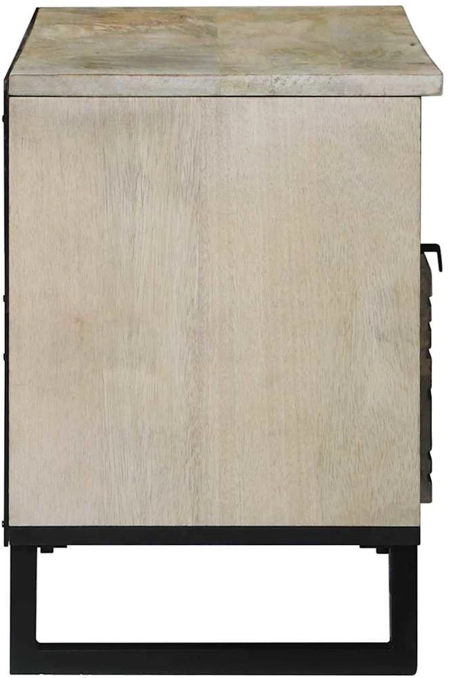 TV vienetai 100 x 33 x 46 cm Balta Apdirbta mediena