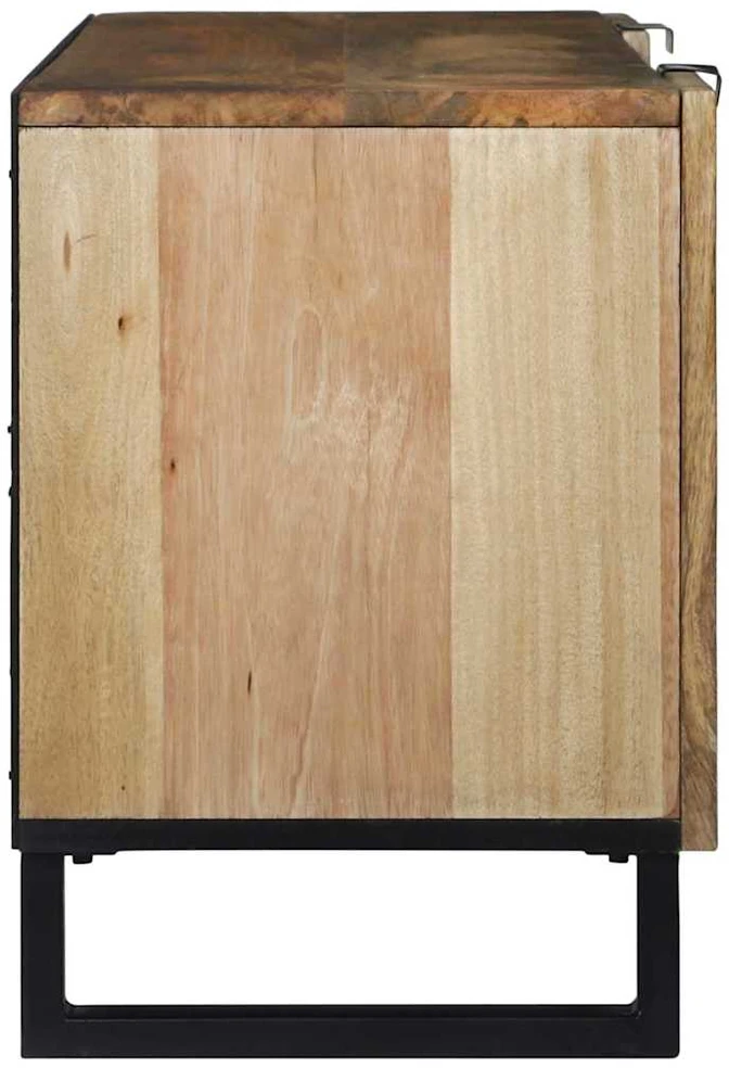 TV staliukas TV vienetai 105 x 33 x 46 cm Ruda Apdirbta mediena